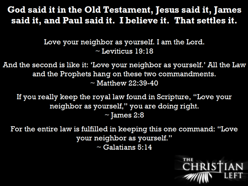 God said it in the Old Testament